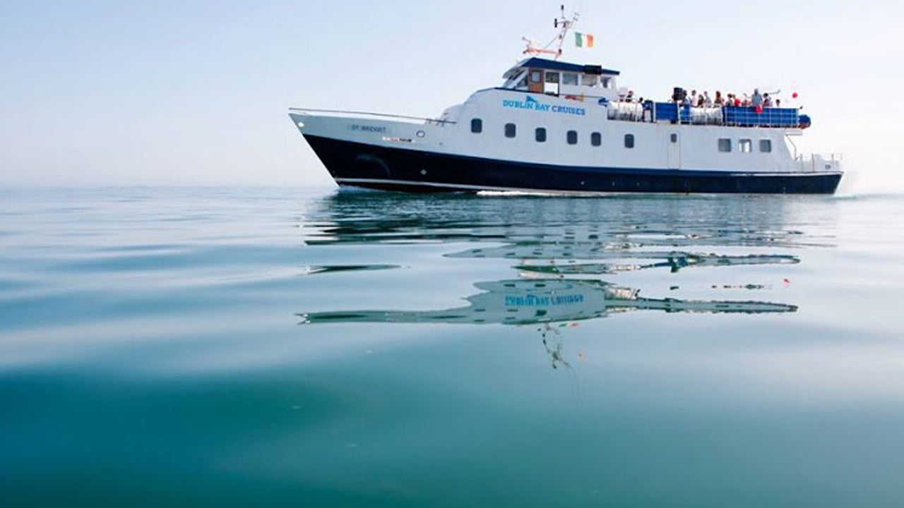 Dublin Bay Cruises out on very calm water