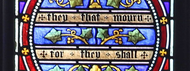 Abbey Presbyterian Church Parnell Square stained glass window