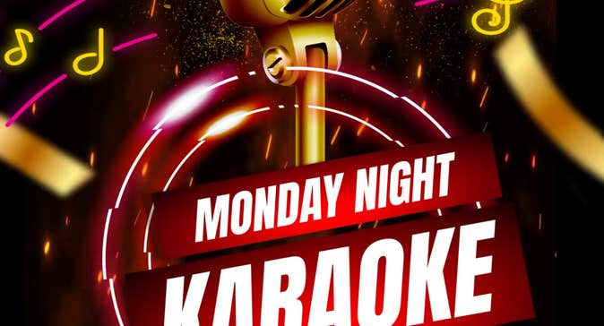 Poster for Monday Night Karaoke with Trevor Fitz