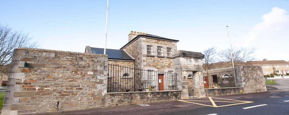 View of the outside of Tarbert Bridewell Courthouse& Jail Museum