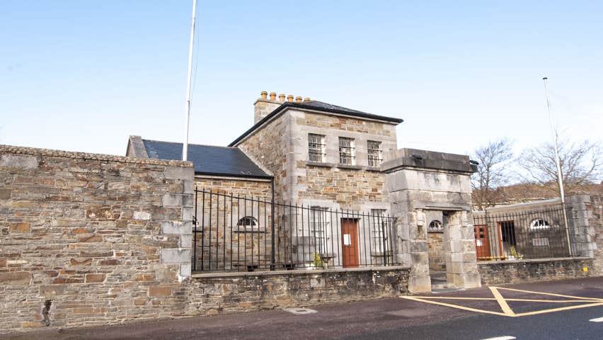 View of the outside of Tarbert Bridewell Courthouse& Jail Museum