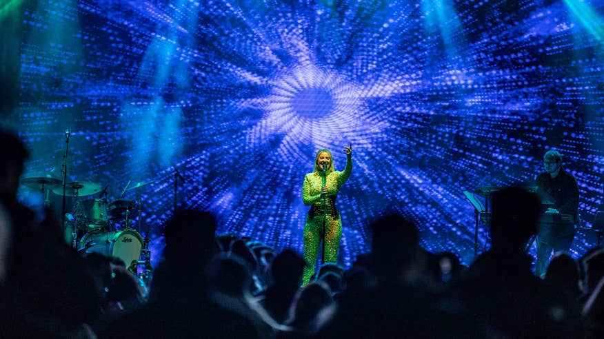 Performer at the St Patrick's Festival.