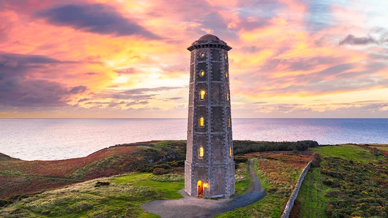 Lighthouse aerial view