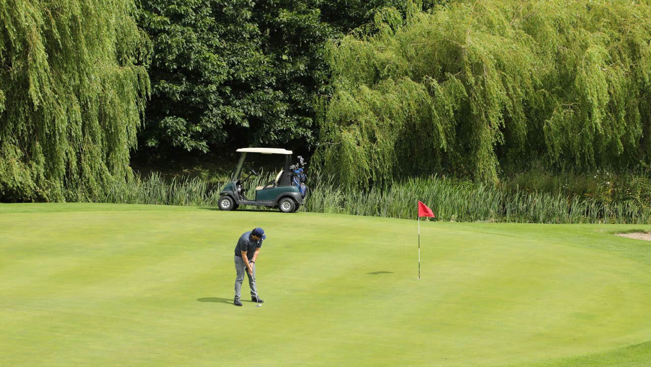 Gentleman playing golf at Bellewstown Golf Club