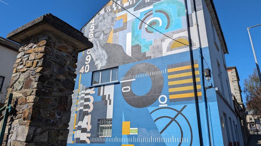 Street art as part of the Enniscorthy Walls Project in Co Wexford