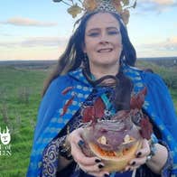 The Goddess of Samhain at Skerries Mills