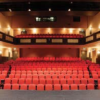 Town Hall Theatre interior with 400 red seats