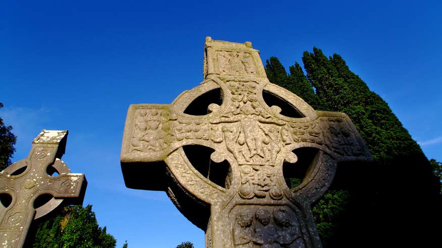 High cross at the Monasterboice monastic site in Louth