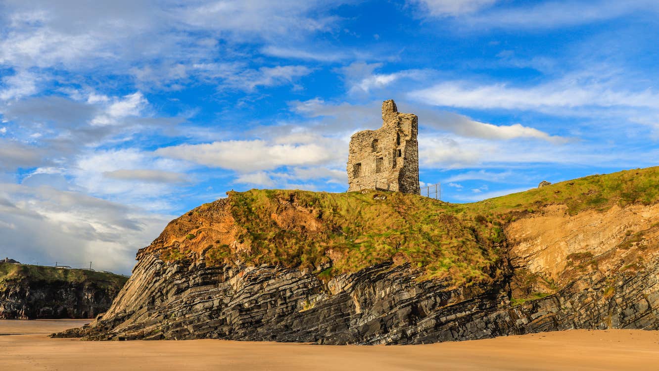 Ballybunion Castle in County Kerry.