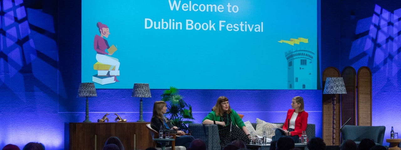 Event taking place at Dublin Book Festival 2024. Mary Costello and Jan Carson in conversation with Breda Brown.