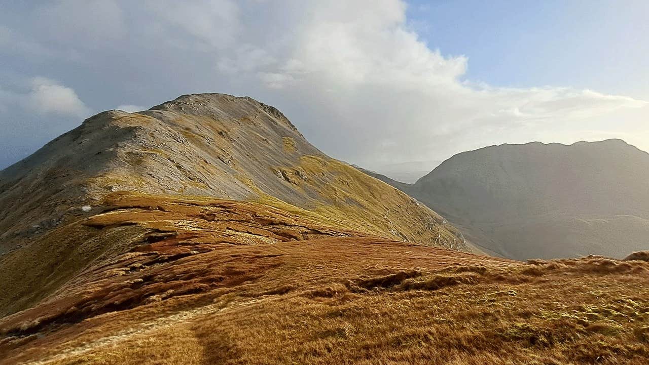 Two peaks on a mountain