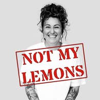 Kyla Cobbler: Not My Lemons, a laughing woman