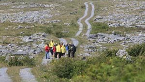 Walkers in the Burren