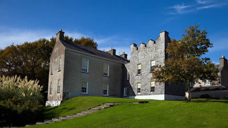 The stone exterior of Derrynane House, Co. Kerry