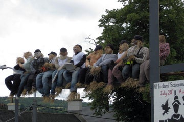 Image of the Scarecrow Festival in Durrow in County Laois