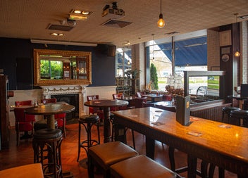 Interior view of the restaurant