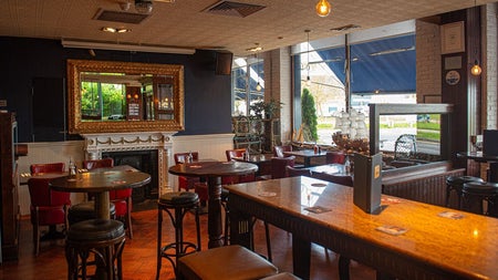 Interior view of the restaurant