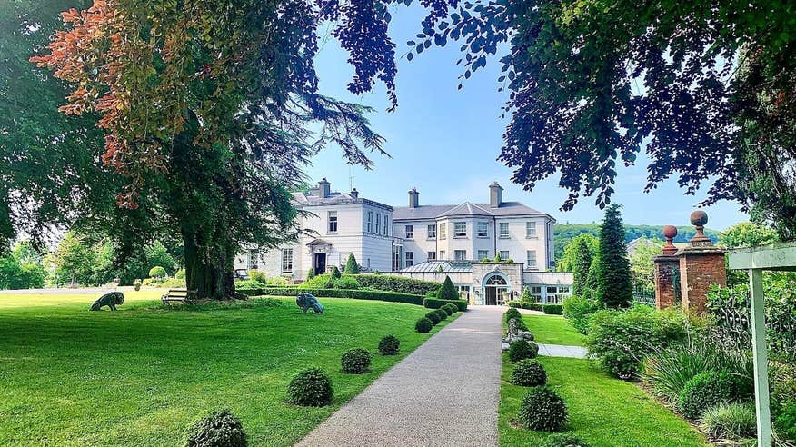 Exterior view of Tankardstown House in Co Meath