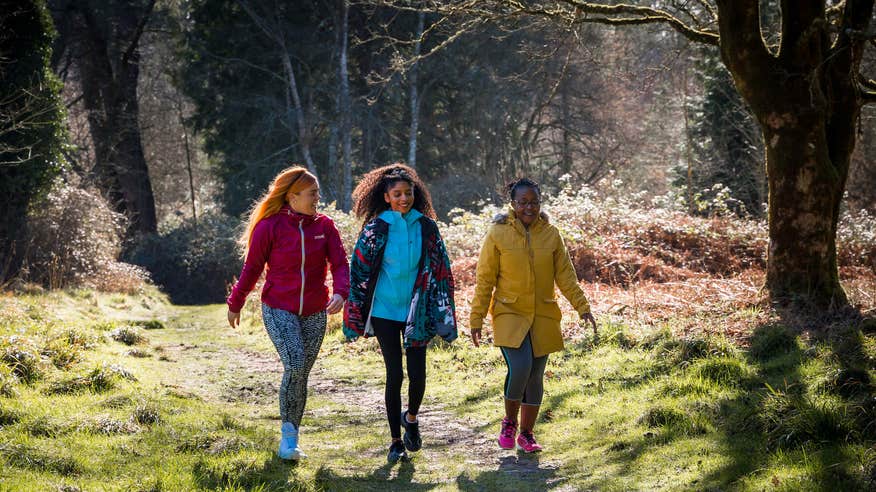 Take a stroll together at Portumna Forest Park.