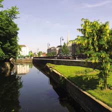 Image of the river in Carlow town in County Carlow