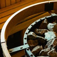 A view inside the The Hot Box Sauna in Graiguenamanagh Tinnahinch