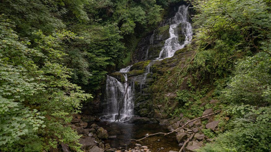 Torc Waterfall in Killarney, Co Kerry