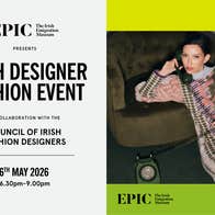 Step into the world of contemporary Irish fashion at EPIC The Irish Emigration Museum, for an exclusive evening celebrating Ireland’s most exciting design talent, in collaboration with the Council of Irish Fashion Designers (CIFD).