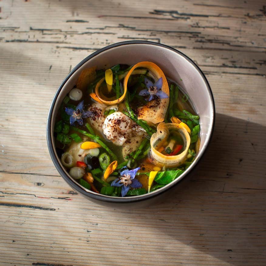 A colourful bowl of food from Ard Bia at Nimmos in Galway city