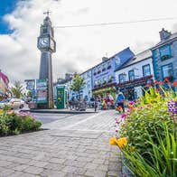 The town clock in Westport in Co Mayo