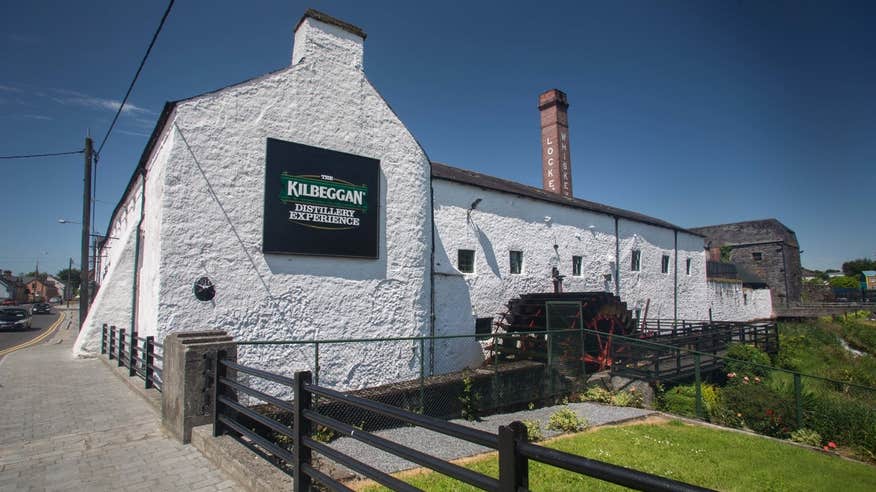 Exterior image of Kilbeggan Whiskey Distillery in County Westmeath.