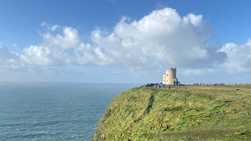 O'Brien's Tower on the Cliffs of Moher in Co Clare
