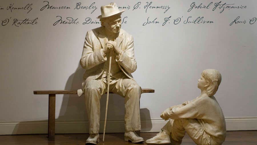 Storyteller models at Kerry Writers' Museum Listowel County Kerry