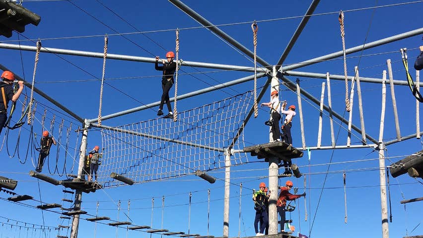High rope activity at the IOAC