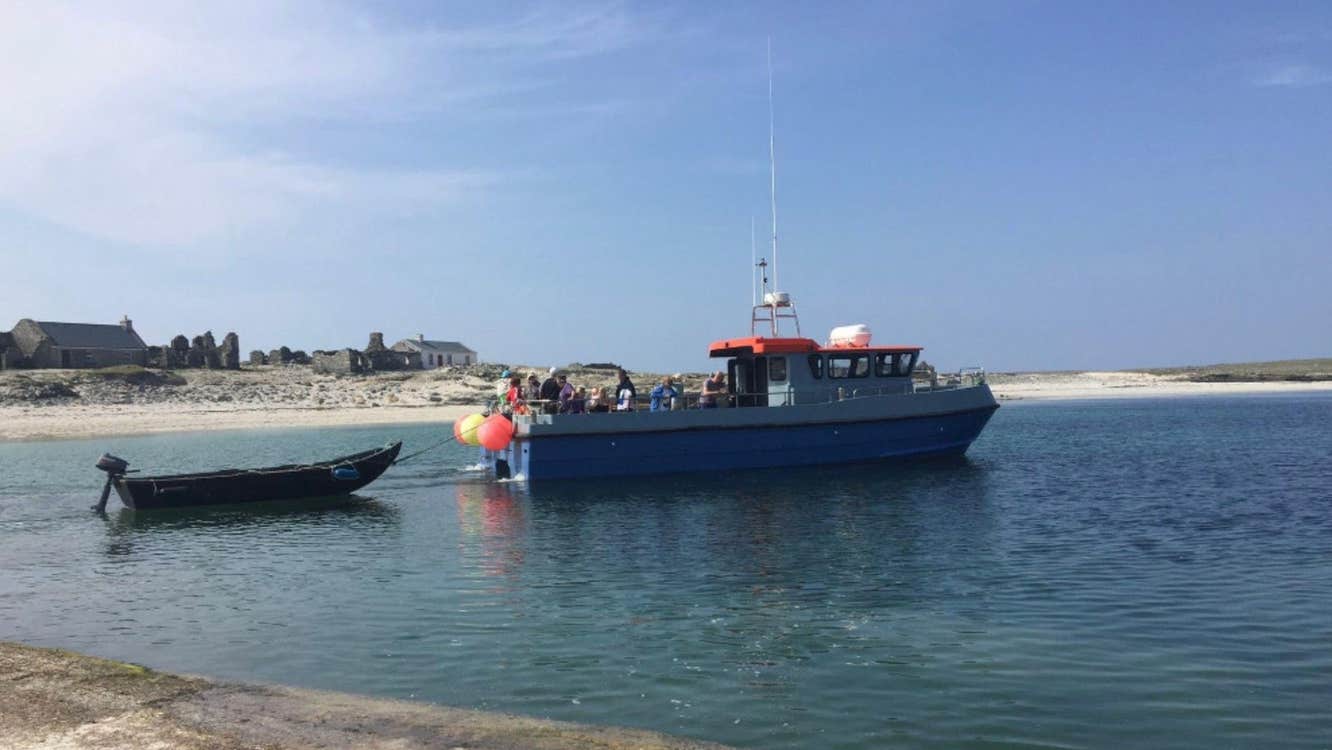 Two boats close to the shore