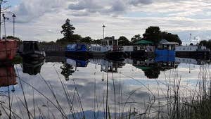 Image of boats docked at the harbour