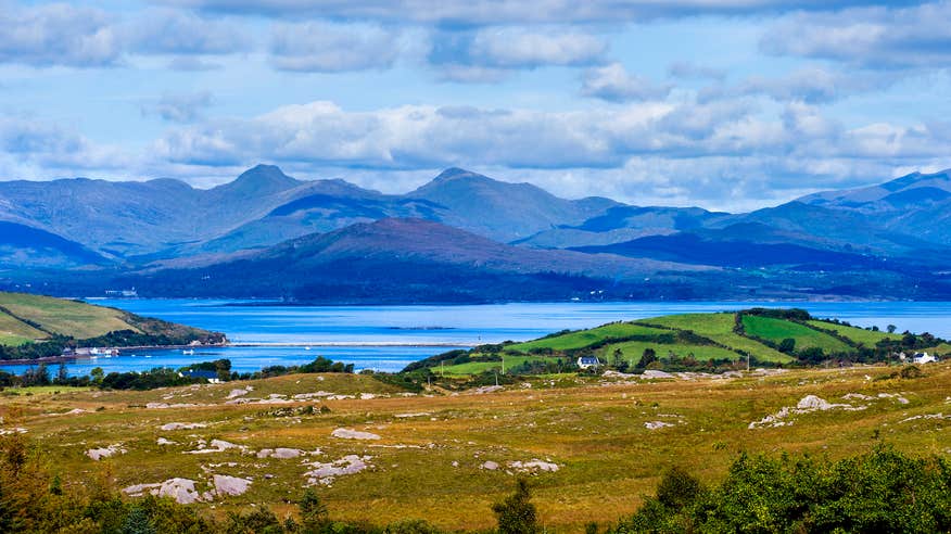 The MacGillycuddys Reeks in Killarney, Co Kerry