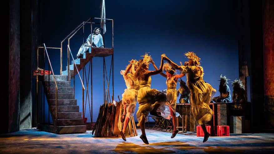 Performers on stage at the Wexford Festival Opera.