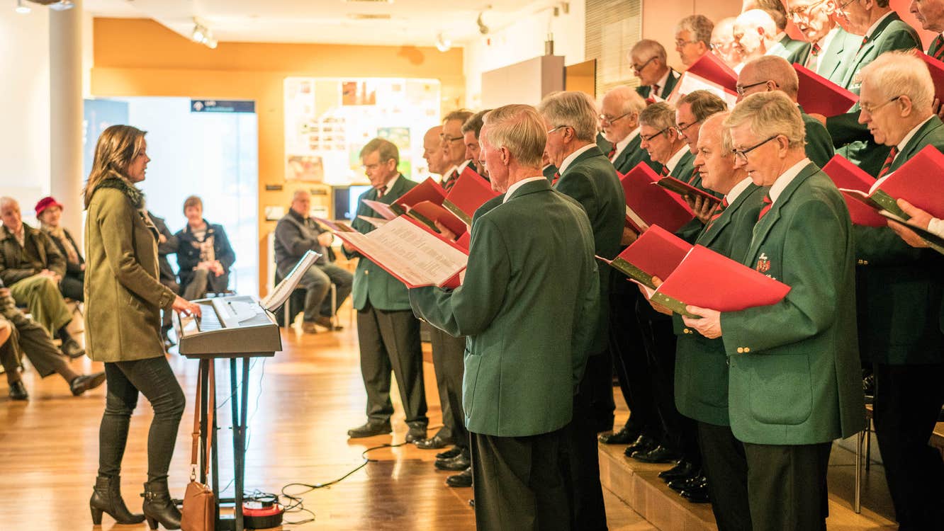 Members of the Mayo Male Voice Choir