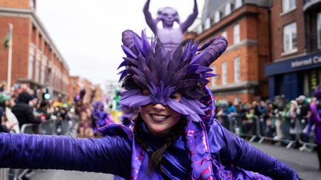 The parade features over 3,000 performers, all beautifully costumed and creatively choreographed.