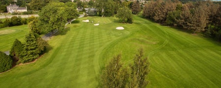 An aerial view of Edmondstown Golf Course