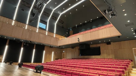 Interior view of The Lark Concert Hall