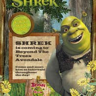 Come and meet Shrek at intervals throughout the day