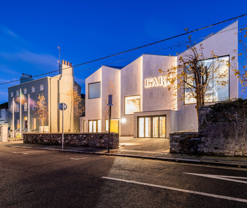 An exterior view of The Lark Concert Hall