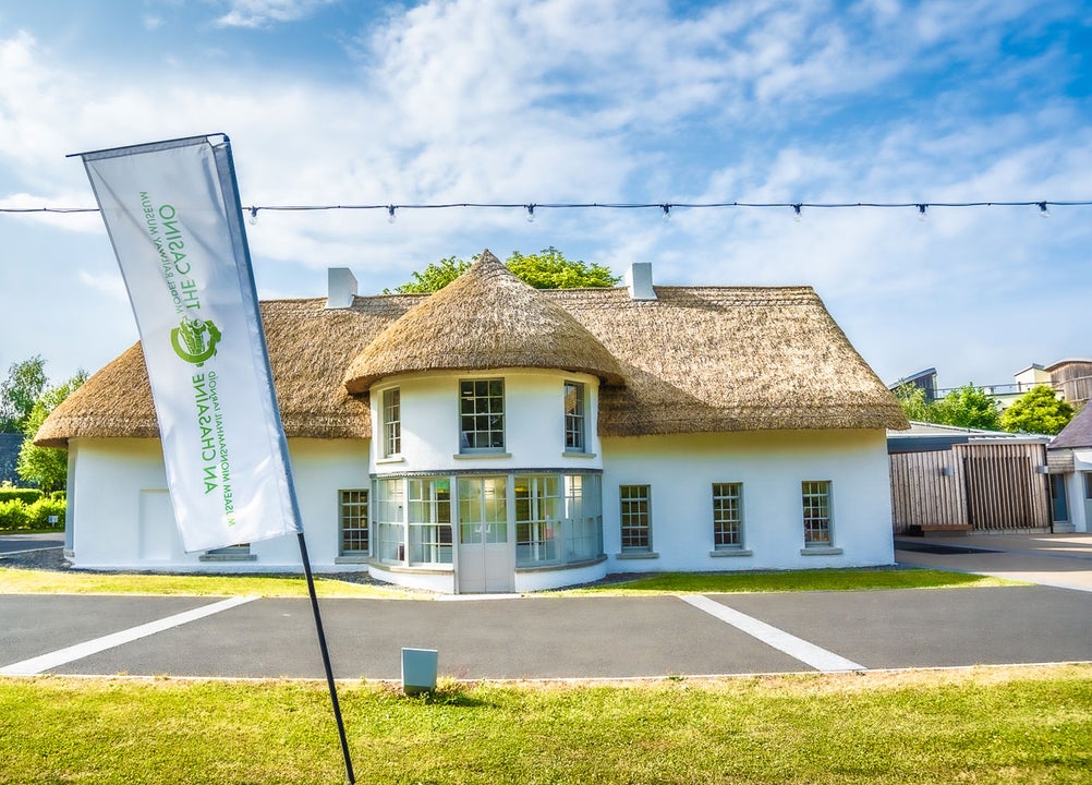 Thatched cottage which is home to the Casino Model Railway Museum