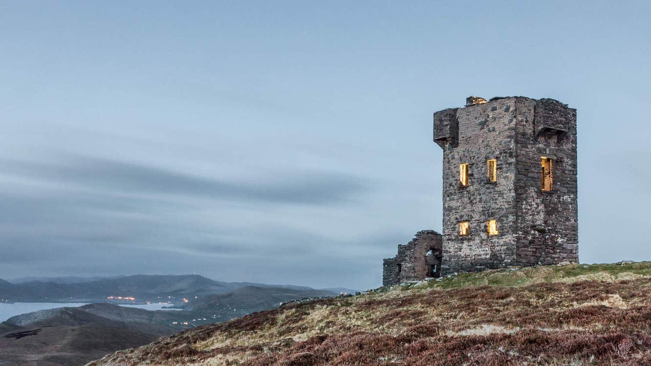 Signal tower with sea view