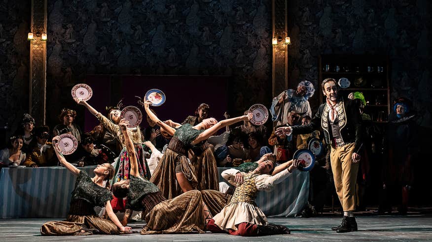 A stage perfromance in the National Opera House in Co Wexford