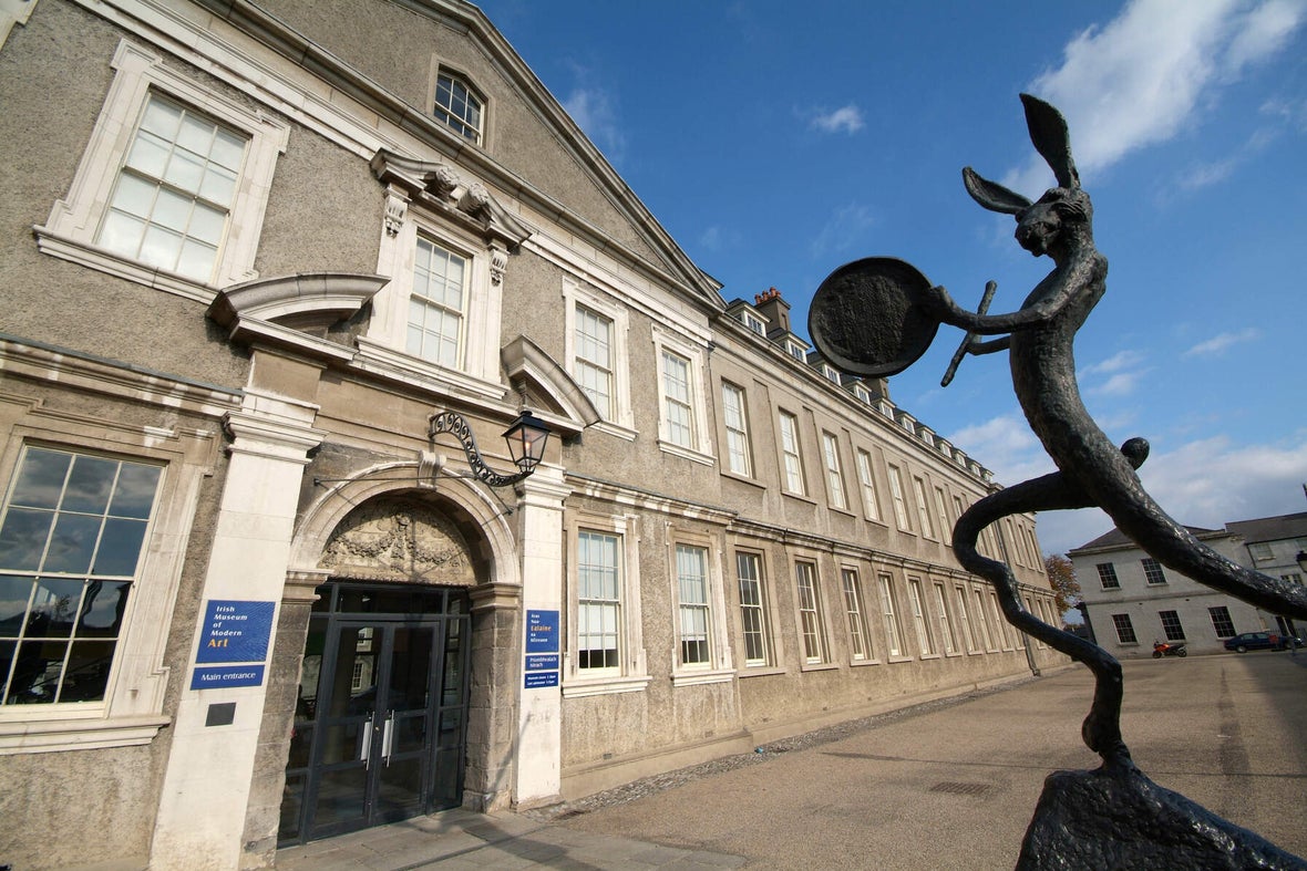 Exterior of the Irish Museum of Modern Art.