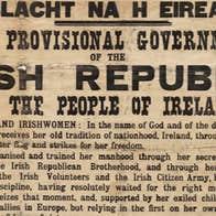 Image of the Irish Proclamation, Collins Barracks