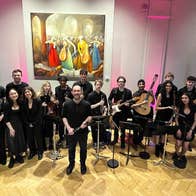 UCD School of Music, group of musicians with their instruments.