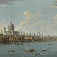 A painting of 1800s London.